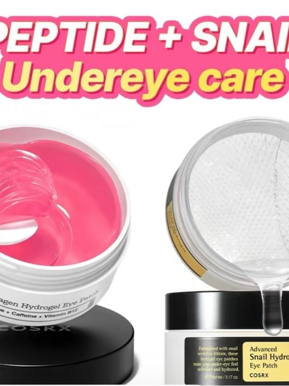 3 pck COSRX Viral Eye Patche Discovery –Peptide, PDRN & Snail Hydrogel Under Eye - Picture 11 of 14